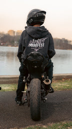 MANIFEST STAR Snow Washed Zip Fleece Hoodie