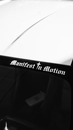 Manifest In Motion Decal