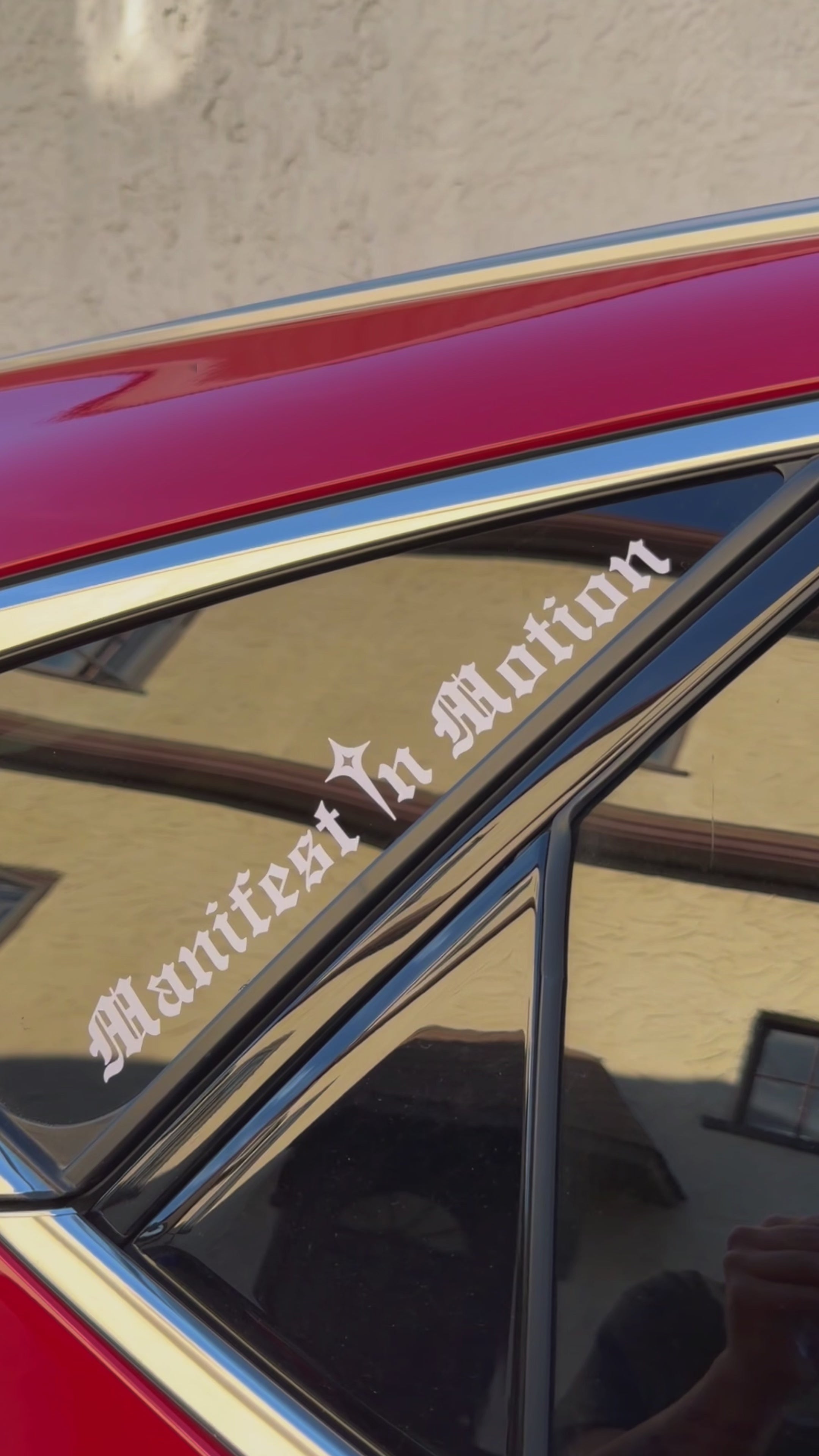 Manifest In Motion Decal